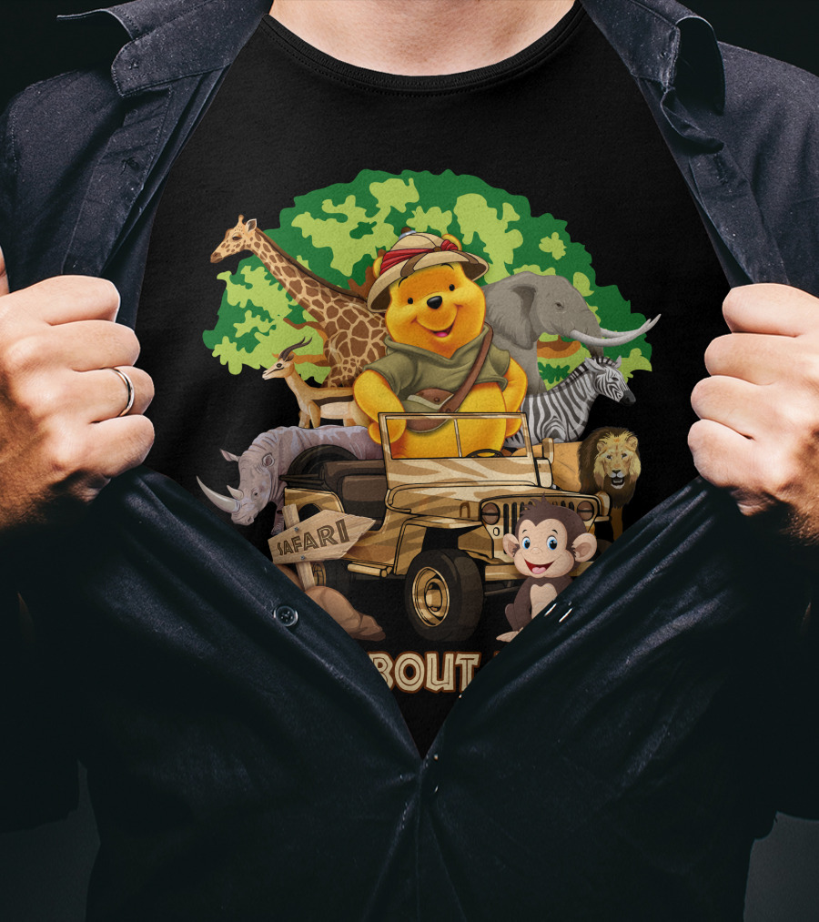 Wild About Disney Safari Pooh With Animals T-Shirt