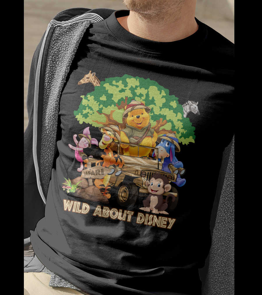 Winnie The Pooh Safari Adventure Wild About Disney T-Shirt
