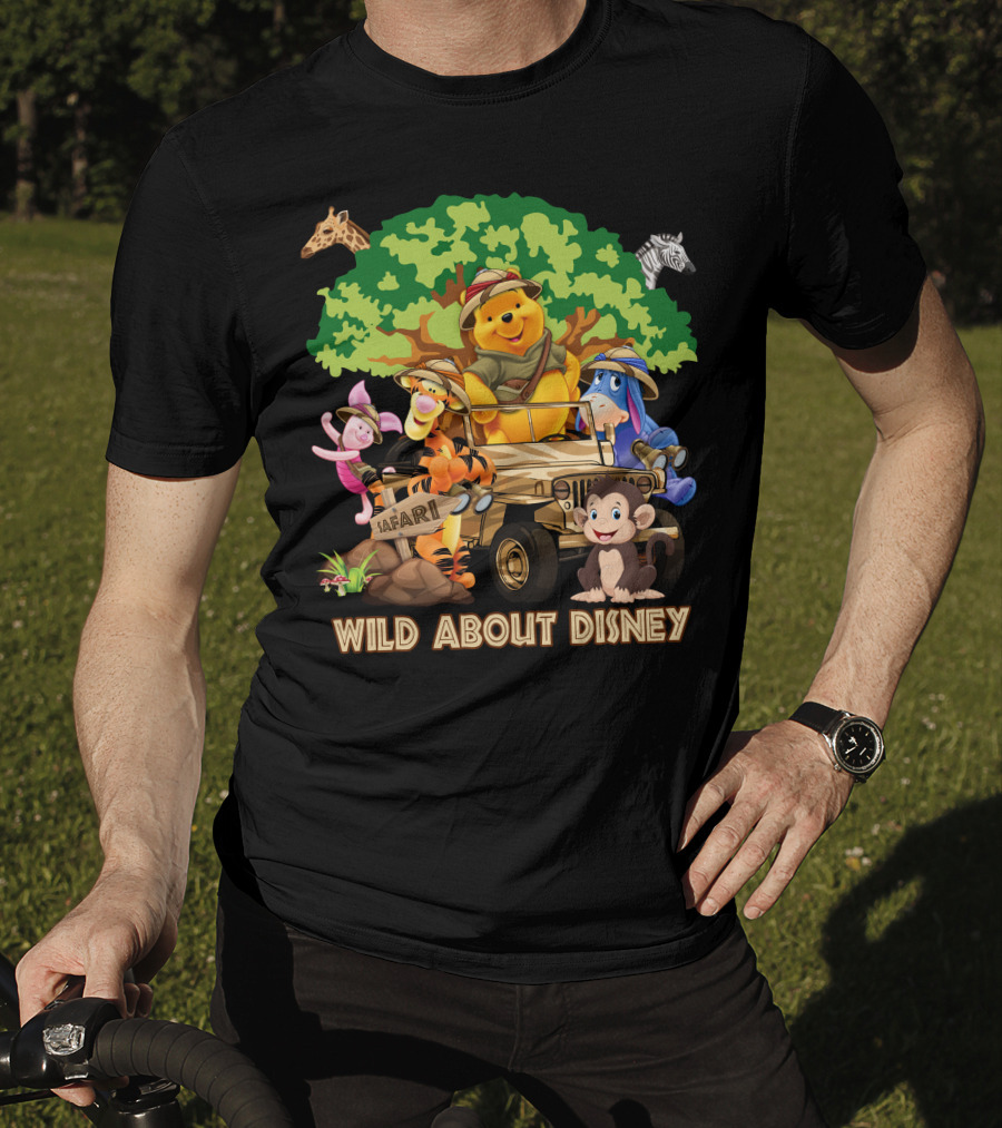 Winnie The Pooh Safari Adventure Wild About Disney T-Shirt