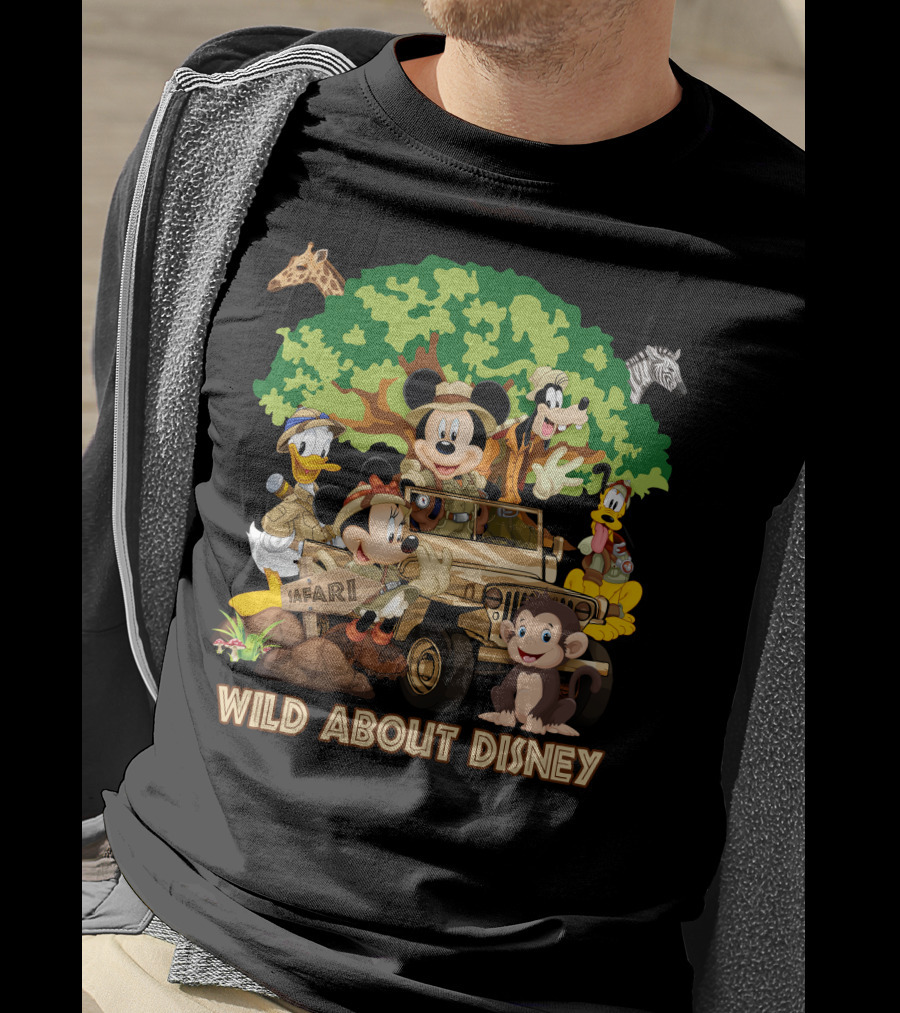 Wild About Disney Safari Mickey And Friends T-Shirt
