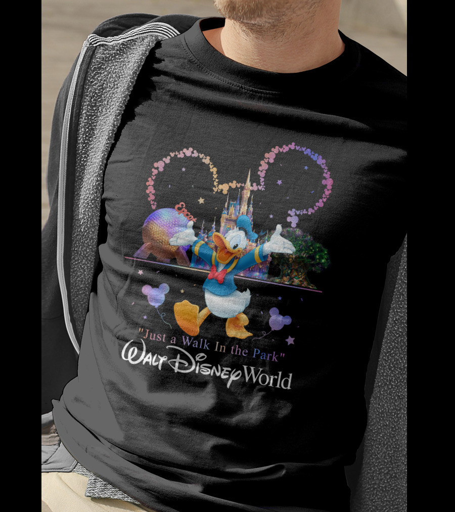 Walt Disney World Donald Duck Just A Walk In The Park T-Shirt