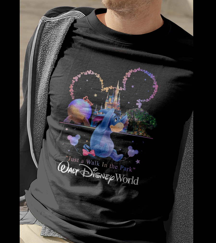 Eeyore Just A Walk In The Park Walt Disney World Epcot T-Shirt
