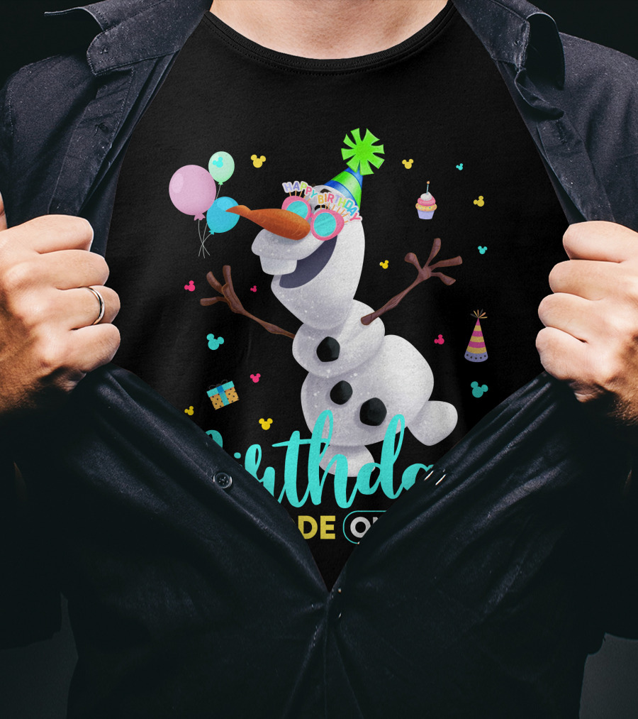 Birthday Mode On Olaf Party Celebration T-Shirt