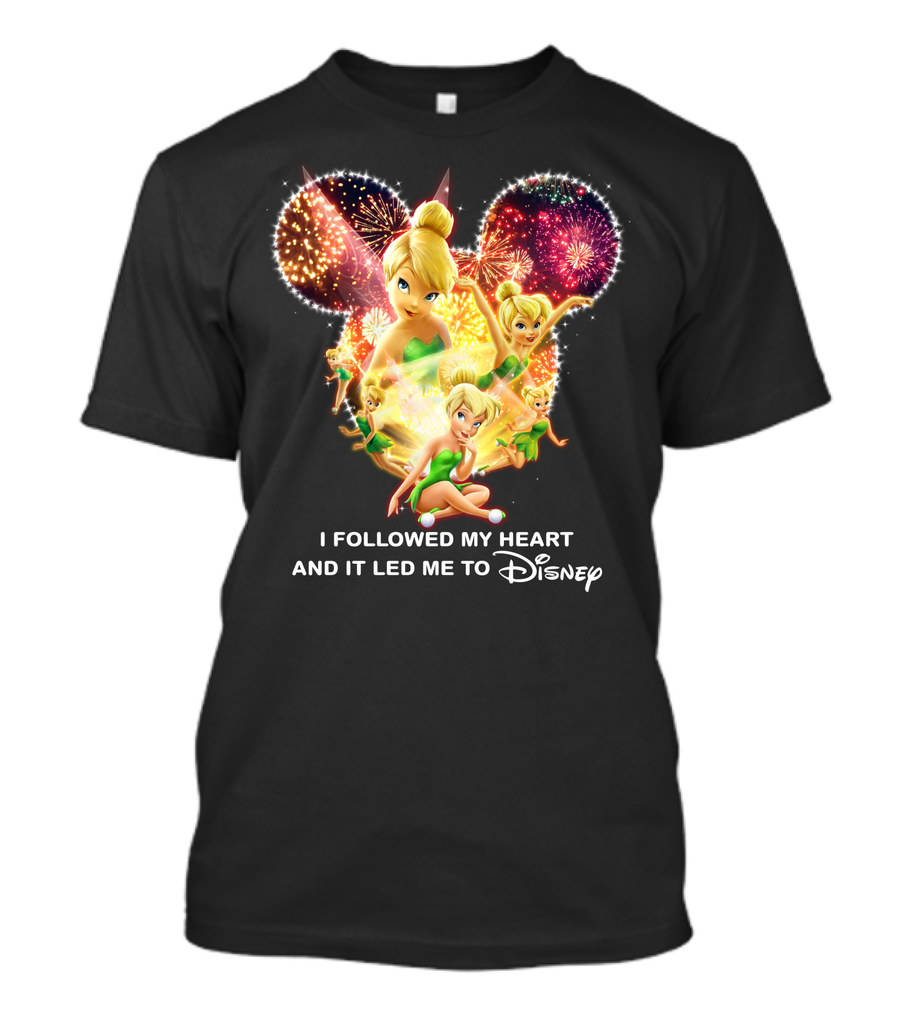 Tinkerbell I Followed My Heart And It Led Me To Disney T-Shirt