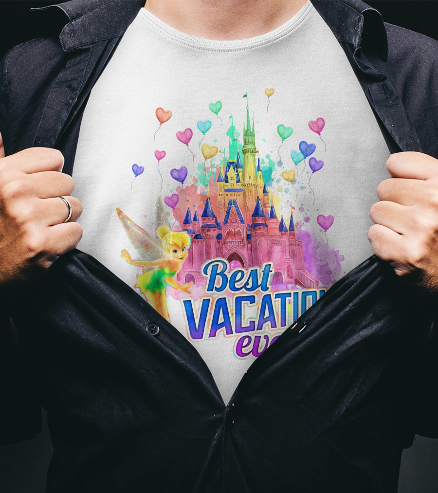 Tinkerbell Best Vacation Ever T-Shirt