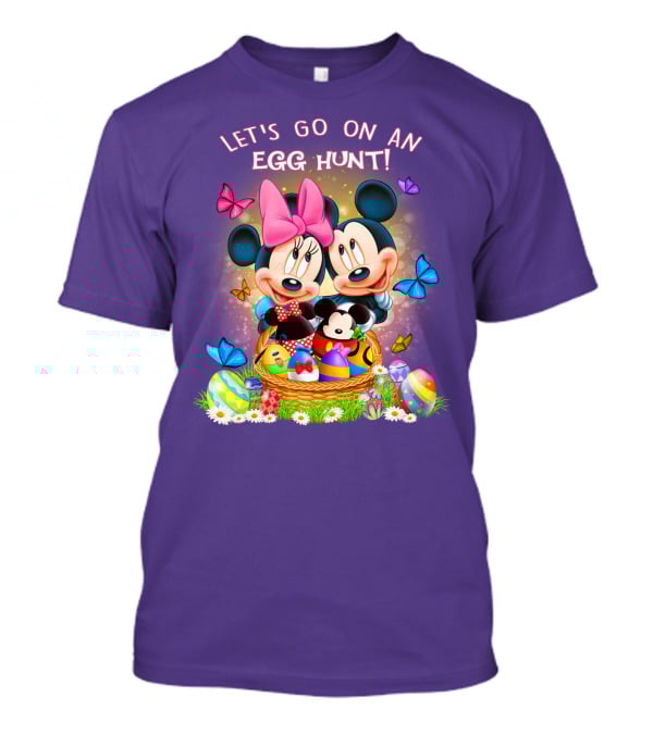 Let's Go On An Egg Hunt Mickey & Minnie T-Shirt