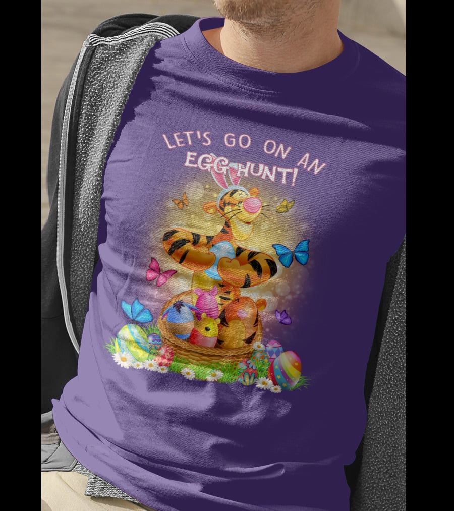 Let's Go On An Egg Hunt Tigger T-Shirt