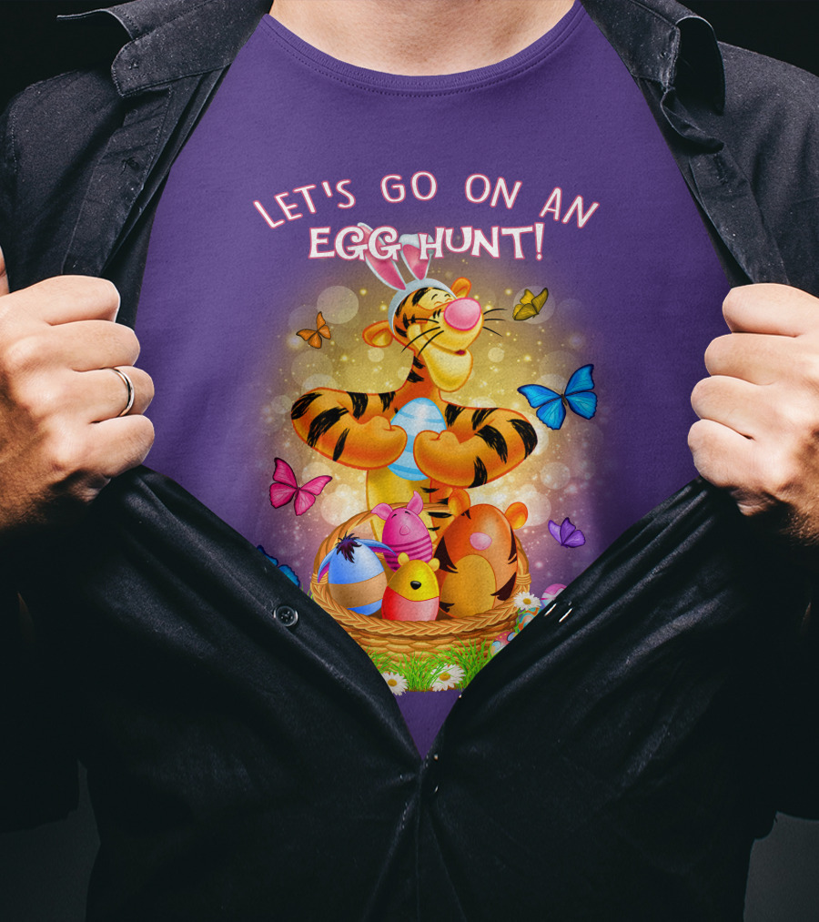 Let's Go On An Egg Hunt Tigger T-Shirt