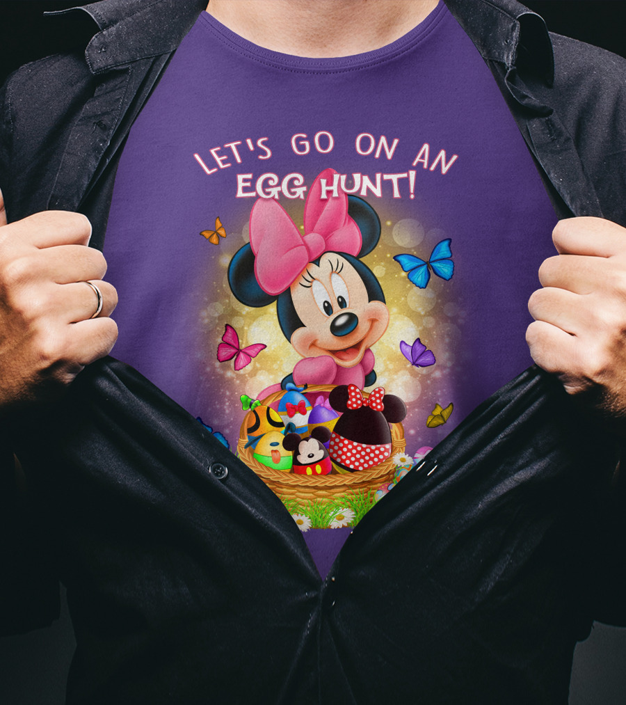 Let's Go On An Egg Hunt Minnie T-Shirt