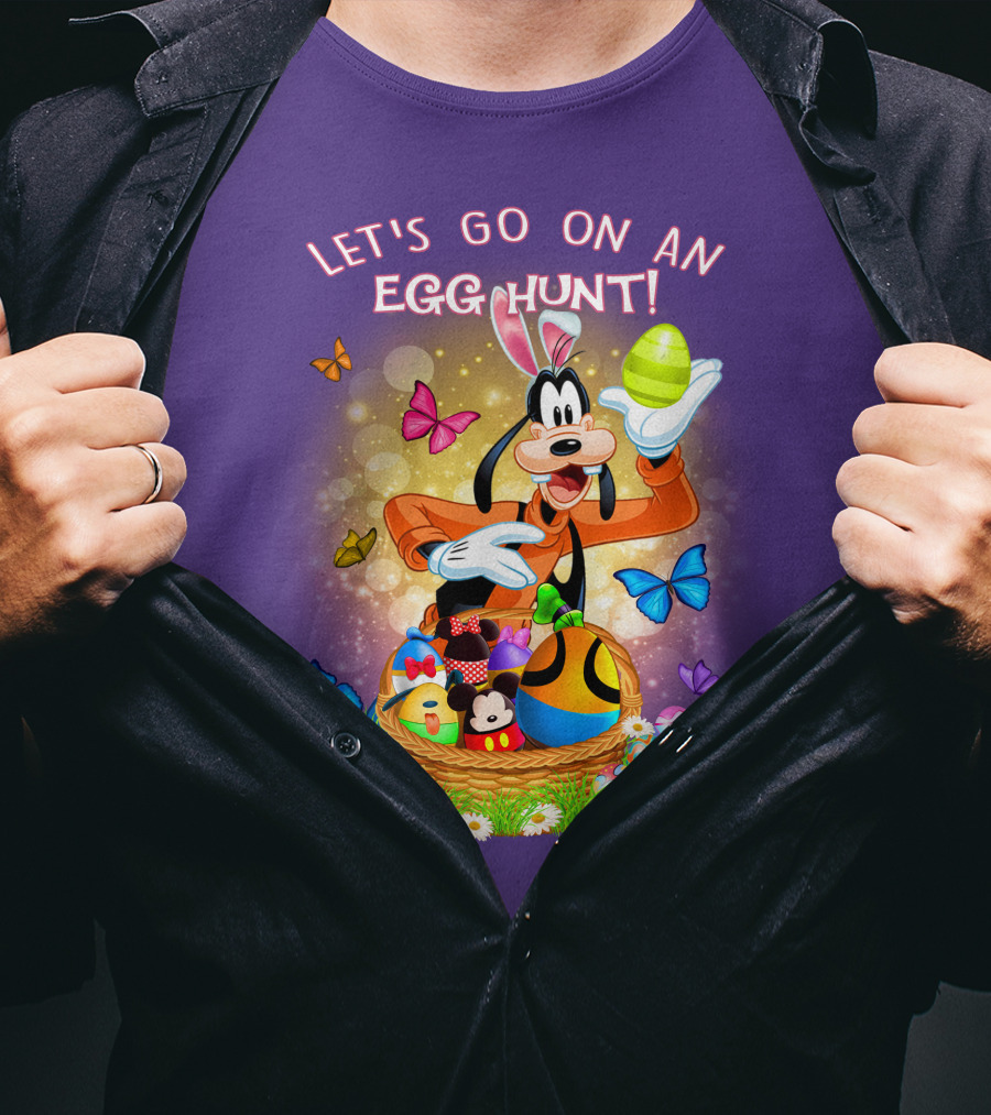 Goofy Let's Go On An Egg Hunt! T-Shirt