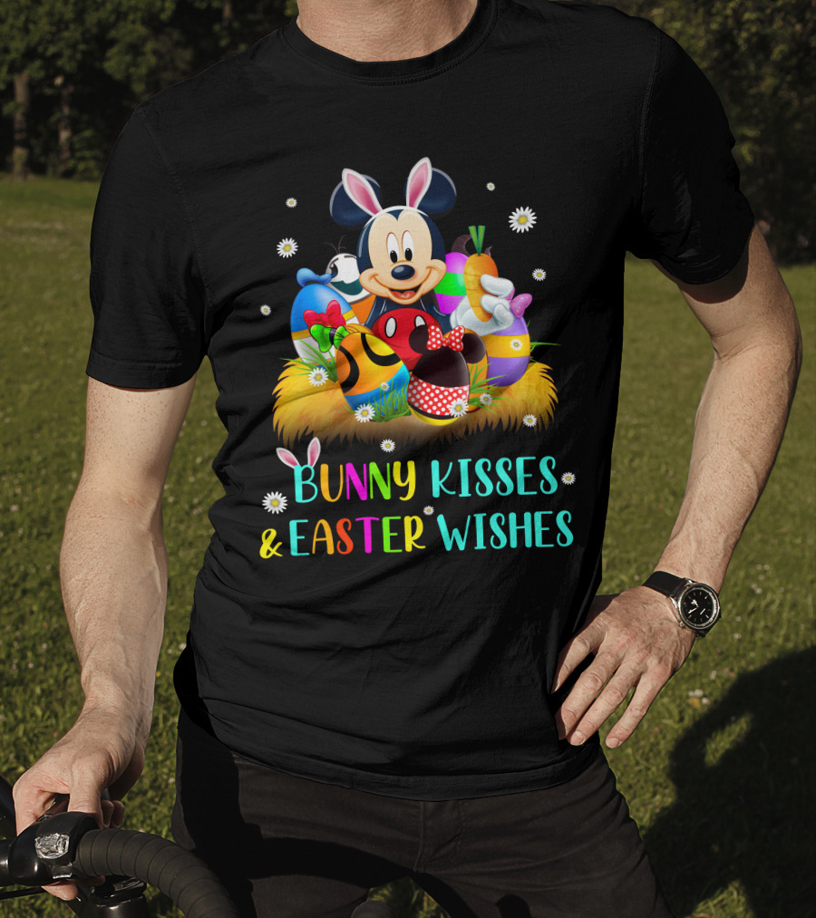 Mickey Bunny Kisses & Easter Wishes T-Shirt