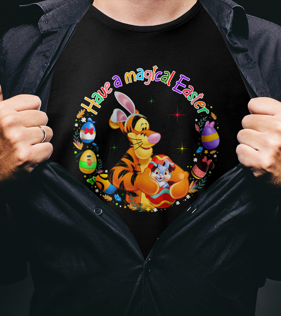 Have A Magical Easter Tigger And Easter Eggs Collection T-Shirt