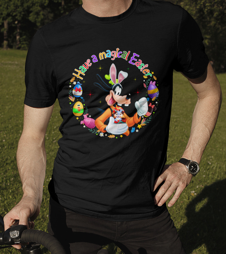 Have A Magical Easter With Goofy And Easter Bunny Eggs T-Shirt