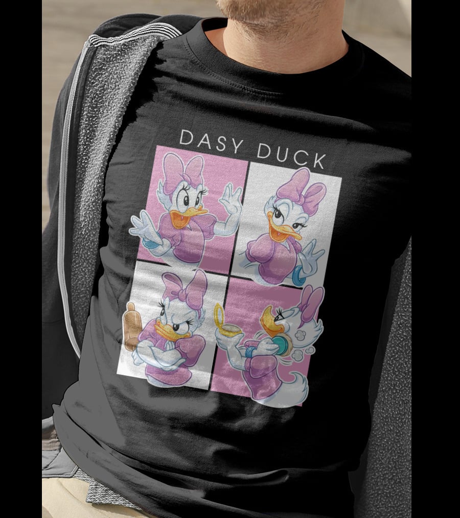 Daisy Duck Four Expressions Pink Outfit Series T-Shirt