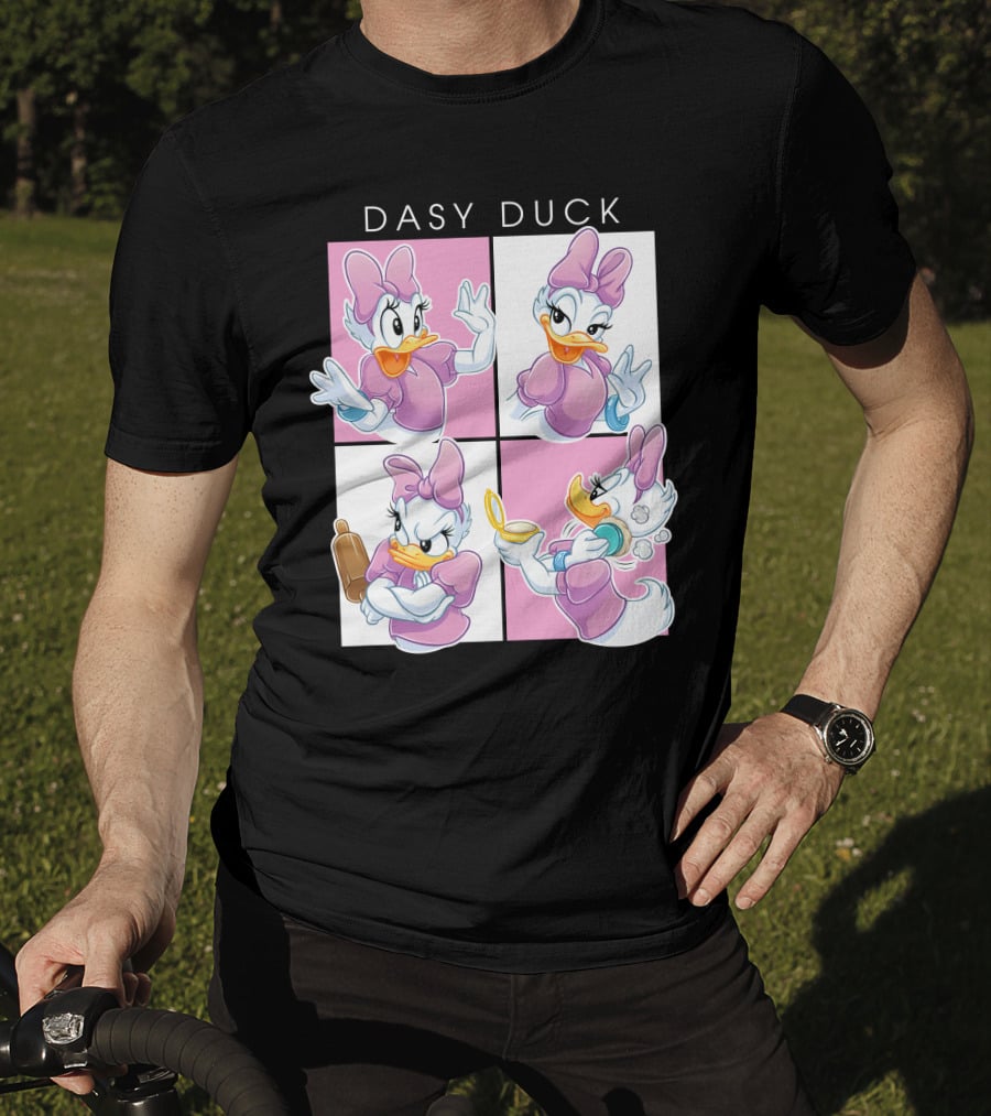 Daisy Duck Four Expressions Pink Outfit Series T-Shirt