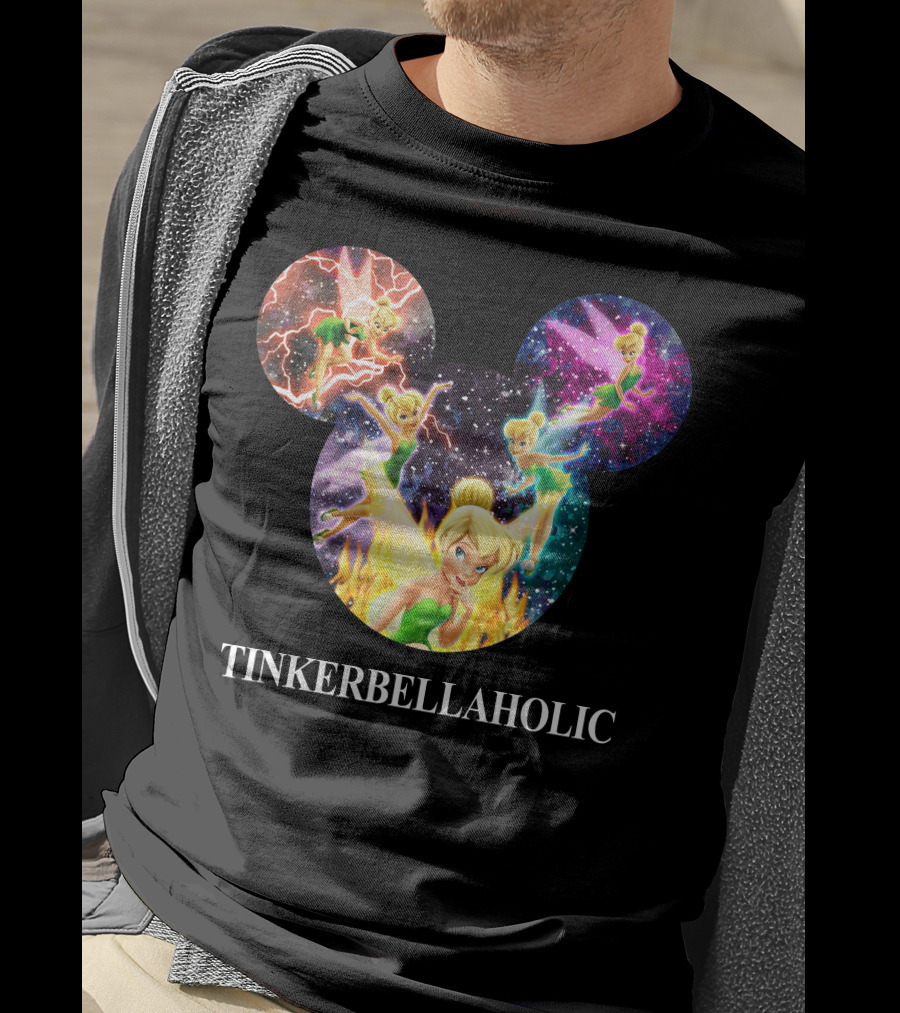 Tinkerbellaholic Tinkerbell Fantasy Galaxy Aura T-Shirt