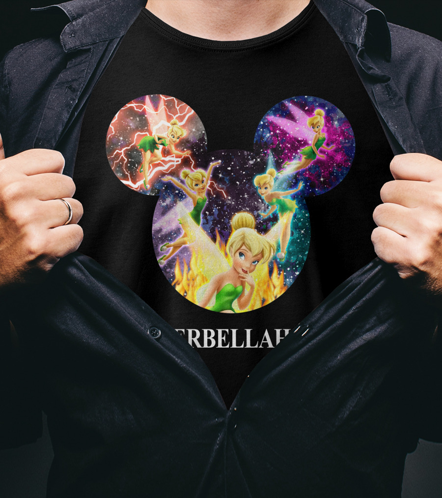 Tinkerbellaholic Tinkerbell Fantasy Galaxy Aura T-Shirt