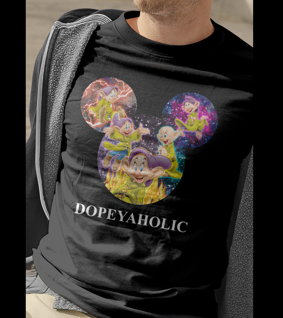 Dopeyaholic Mickey Mouse Ears Multiverse Dopey Wonderland T-Shirt