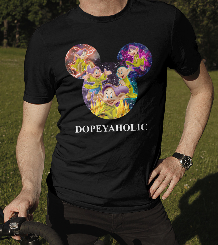 Dopeyaholic Mickey Mouse Ears Multiverse Dopey Wonderland T-Shirt