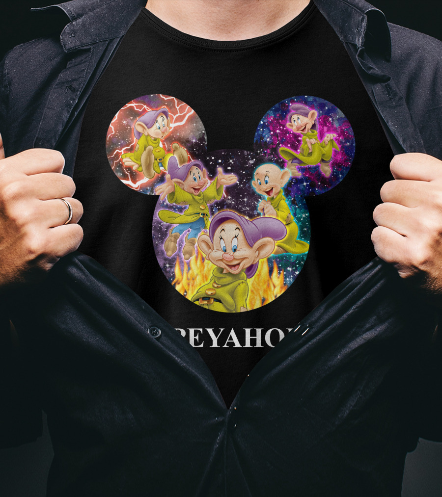 Dopeyaholic Mickey Mouse Ears Multiverse Dopey Wonderland T-Shirt