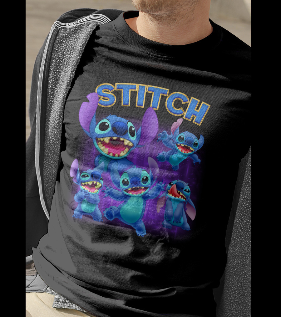 Stitch Lilo And Stitch Alien Character Expressions Collection T-Shirt
