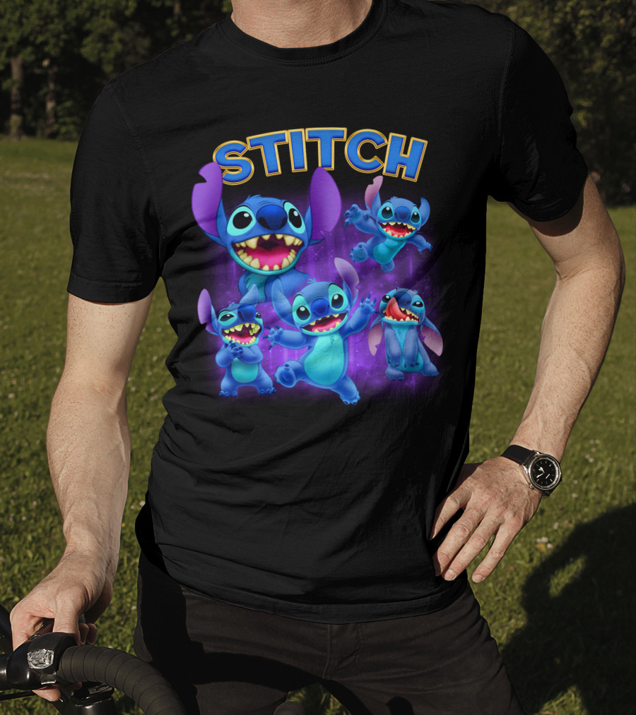Stitch Lilo And Stitch Alien Character Expressions Collection T-Shirt