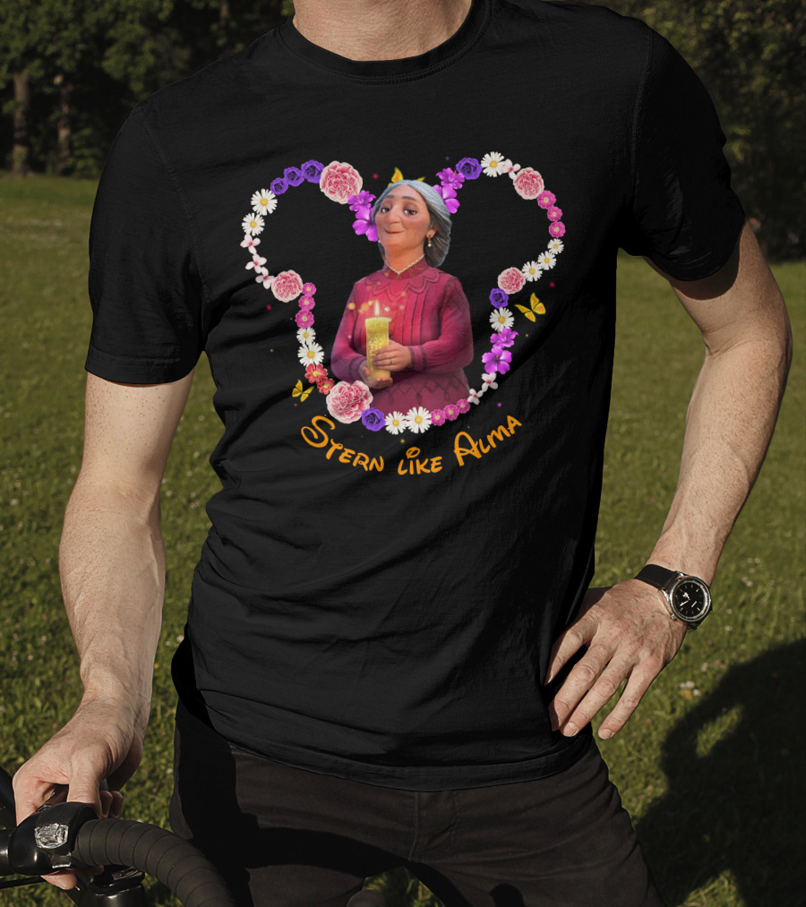 Stern Like Alma Encanto Inspired Floral Heart T-Shirt