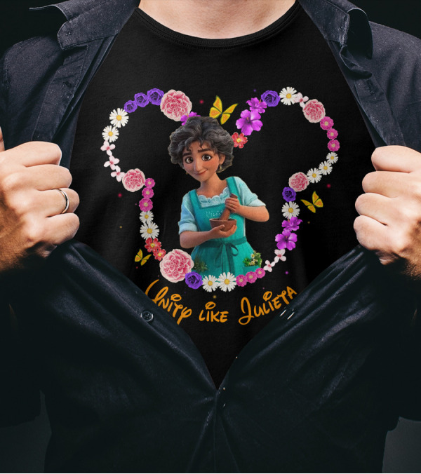 Unity Like Julieta Flower Heart Encanto Character T-Shirt