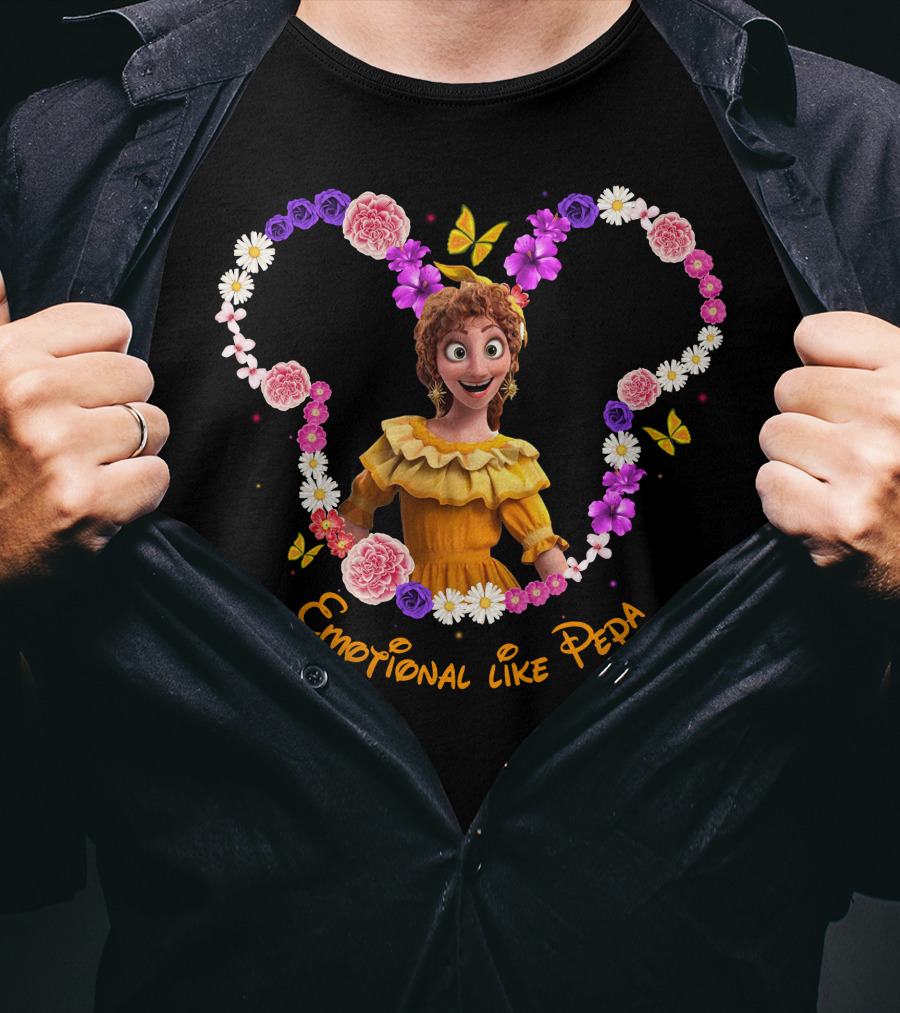 Emotional Like Pepa Flower Heart T-Shirt
