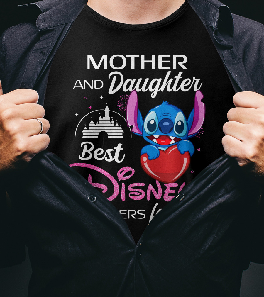 Mother And Daughter Best Disney Partners For Life Stitch T-Shirt