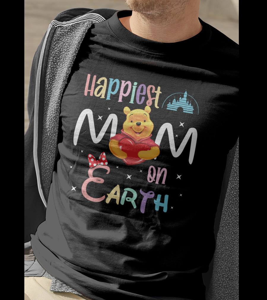 Happiest Mom On Earth Pooh T-Shirt