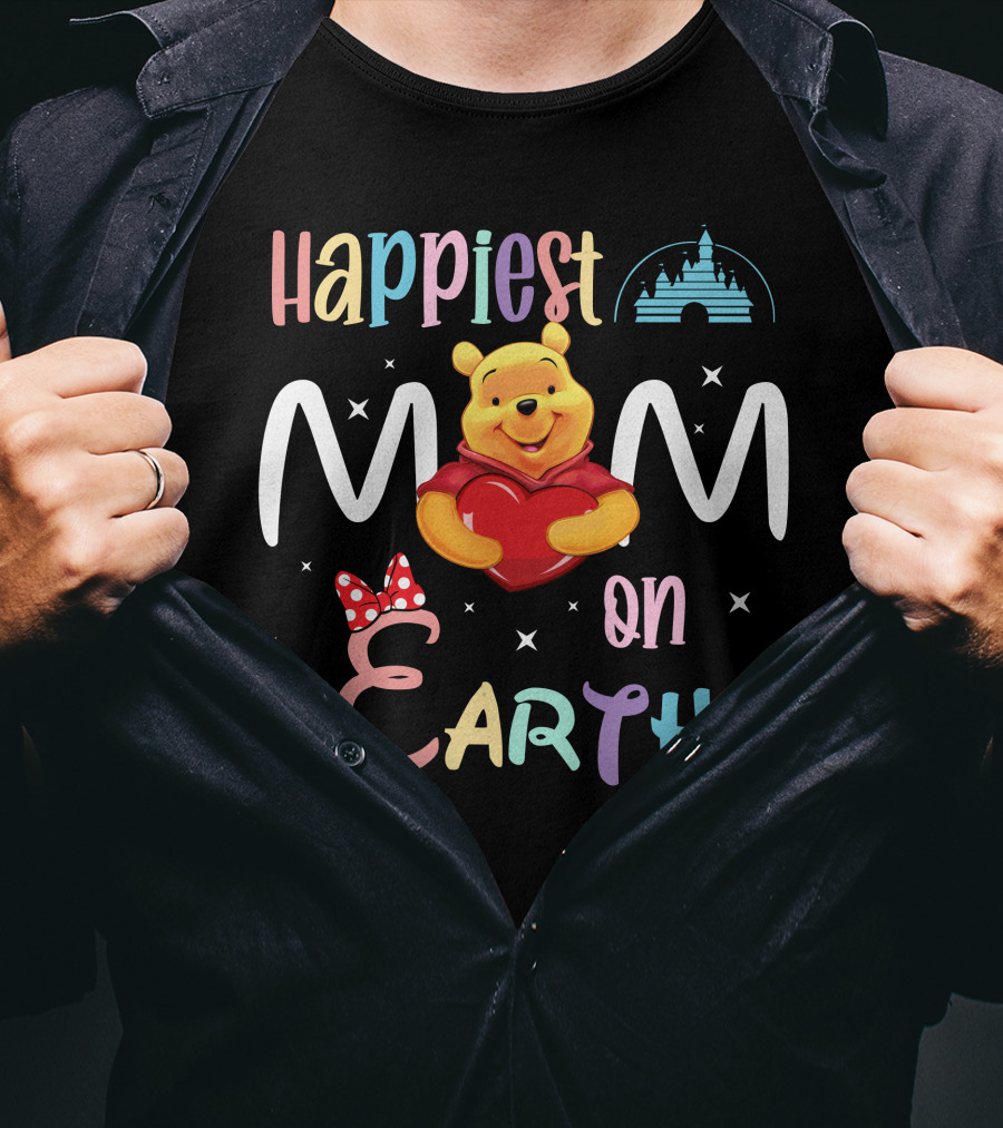 Happiest Mom On Earth Pooh T-Shirt