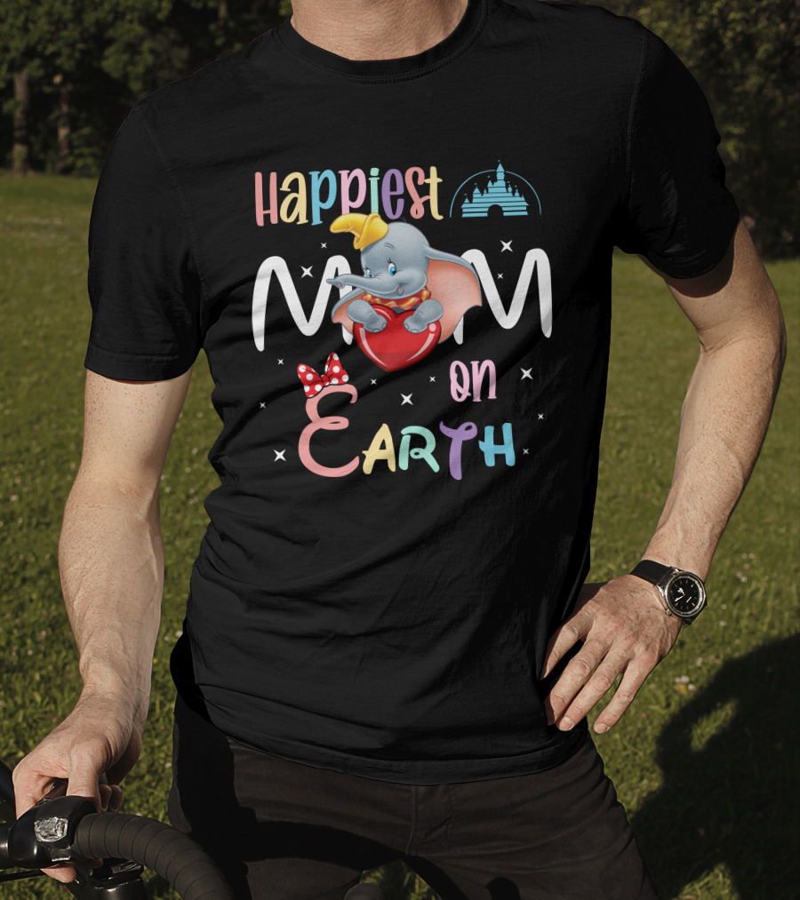 Happiest Mom On Earth Dumbo T-Shirt