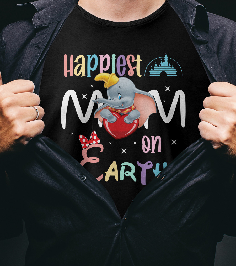Happiest Mom On Earth Dumbo T-Shirt
