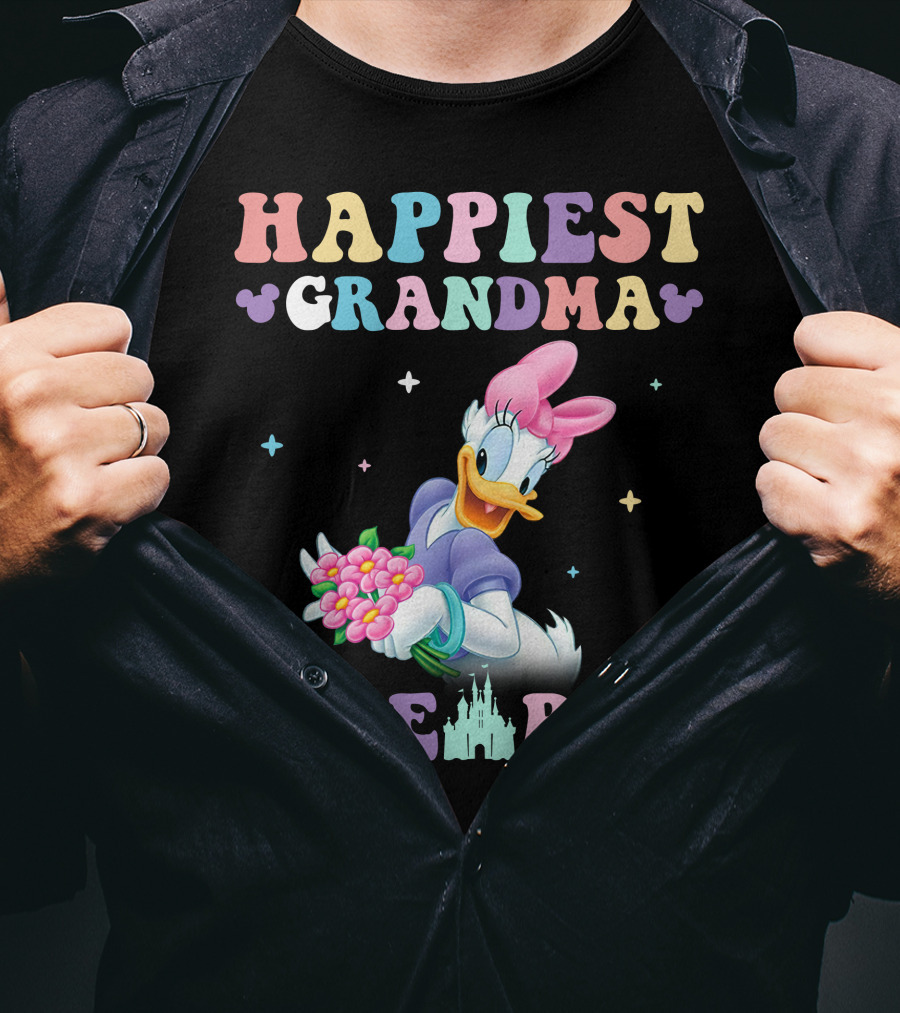 Happiest Grandma On Earth Daisy Duck Disney T-Shirt