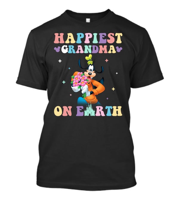 Happiest Grandma On Earth Goofy T-Shirt