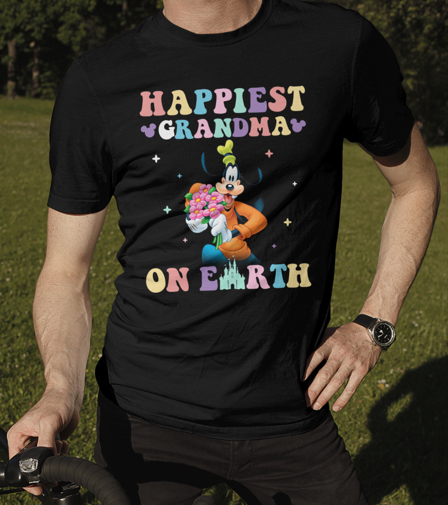 Happiest Grandma On Earth Goofy T-Shirt