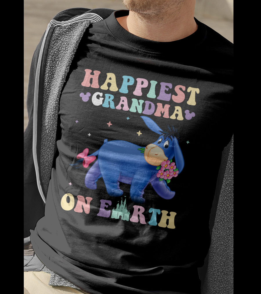 Happiest Grandma On Earth Eeyore T-Shirt
