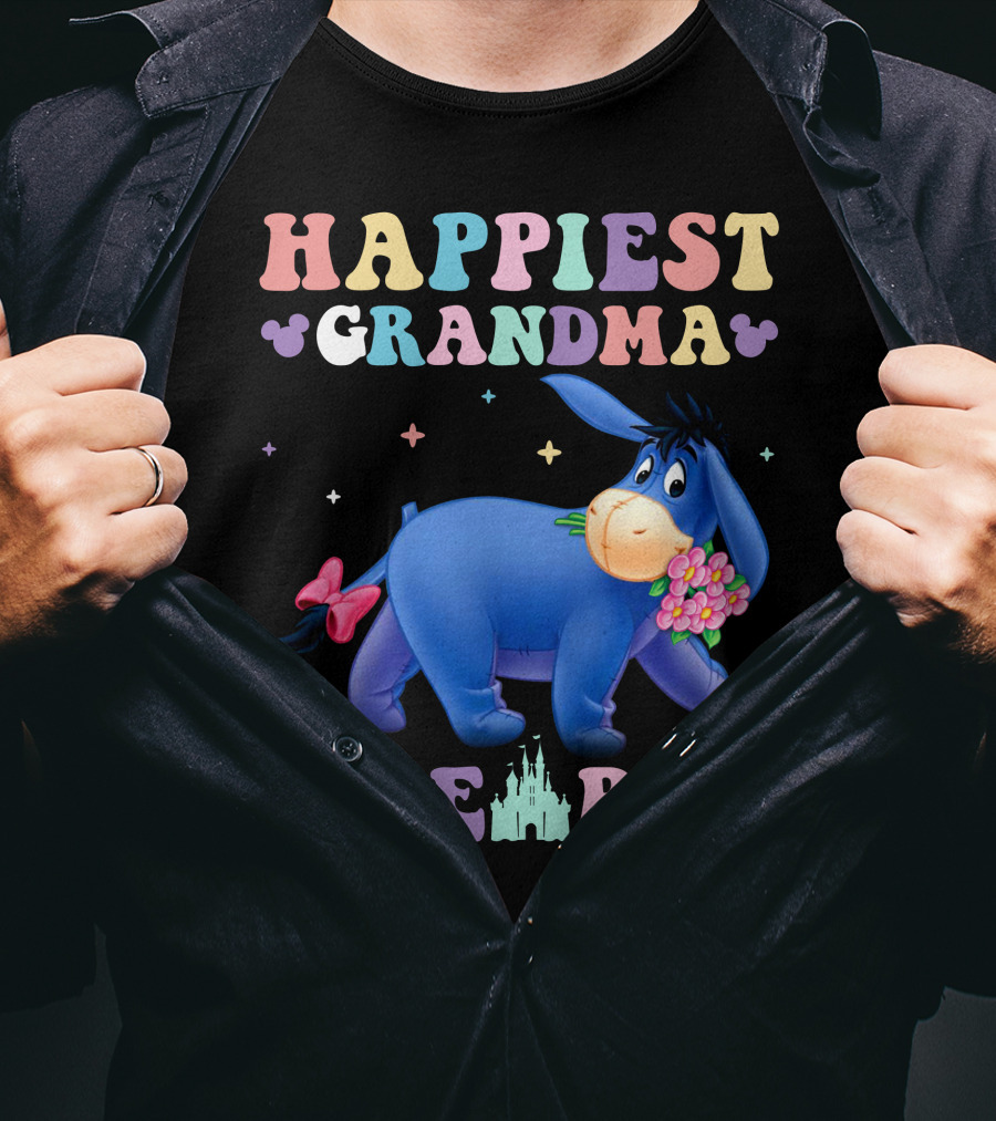 Happiest Grandma On Earth Eeyore T-Shirt
