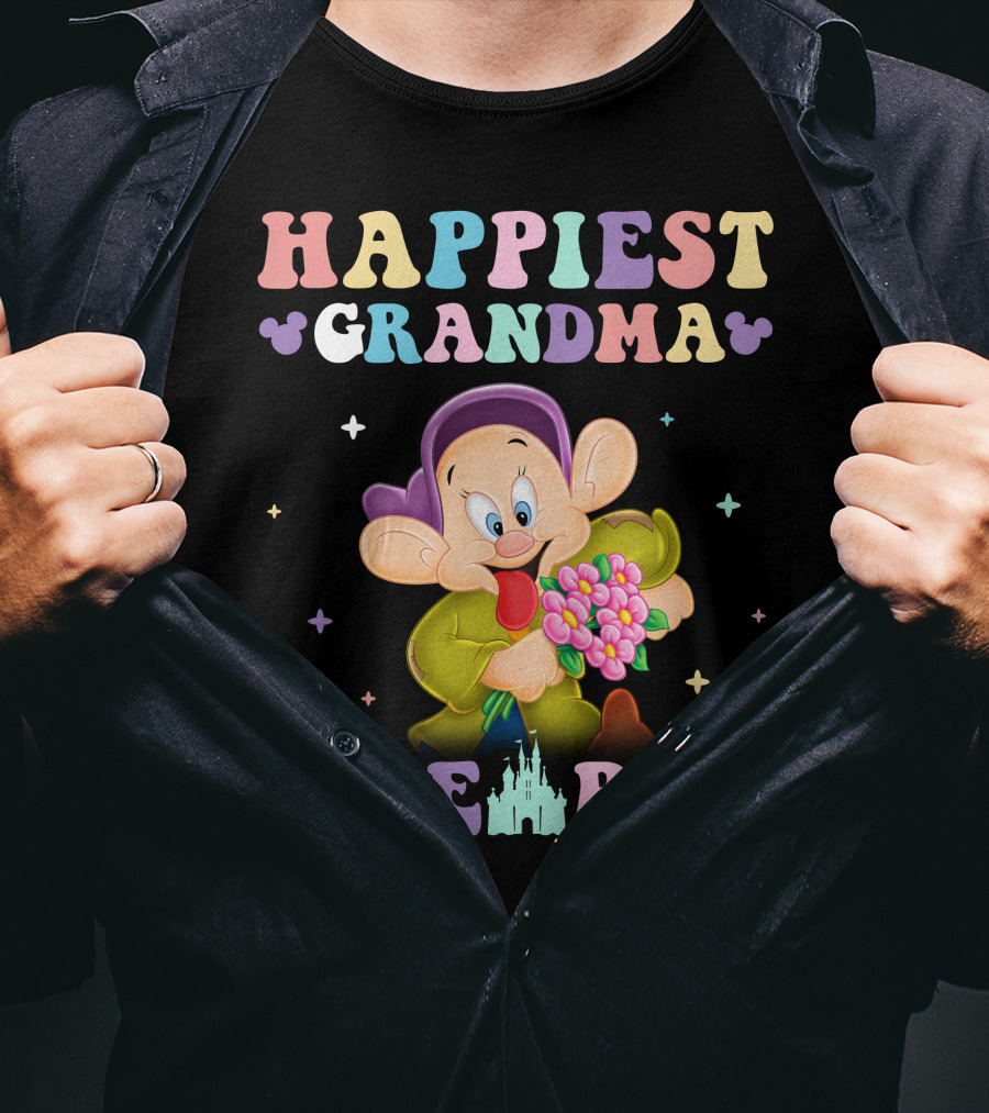 Happiest Grandma On Earth Dopey T-Shirt
