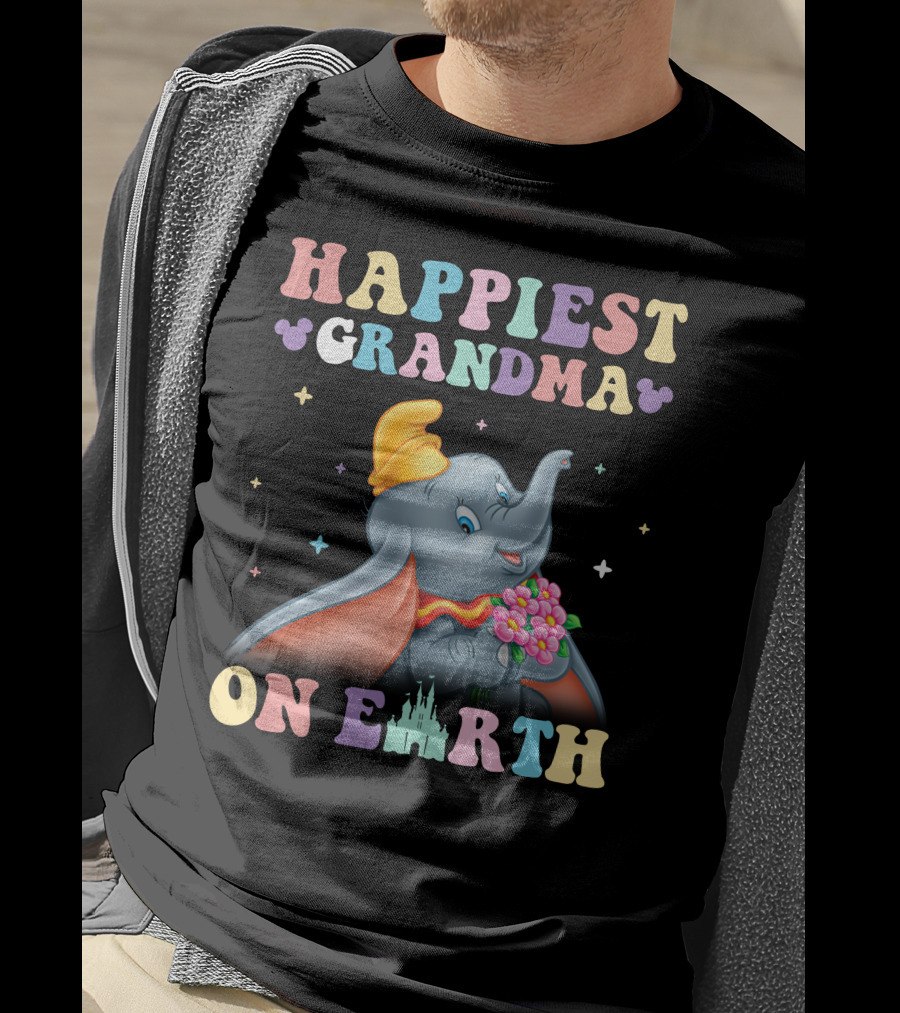 Dumbo Happiest Grandma On Earth T-Shirt