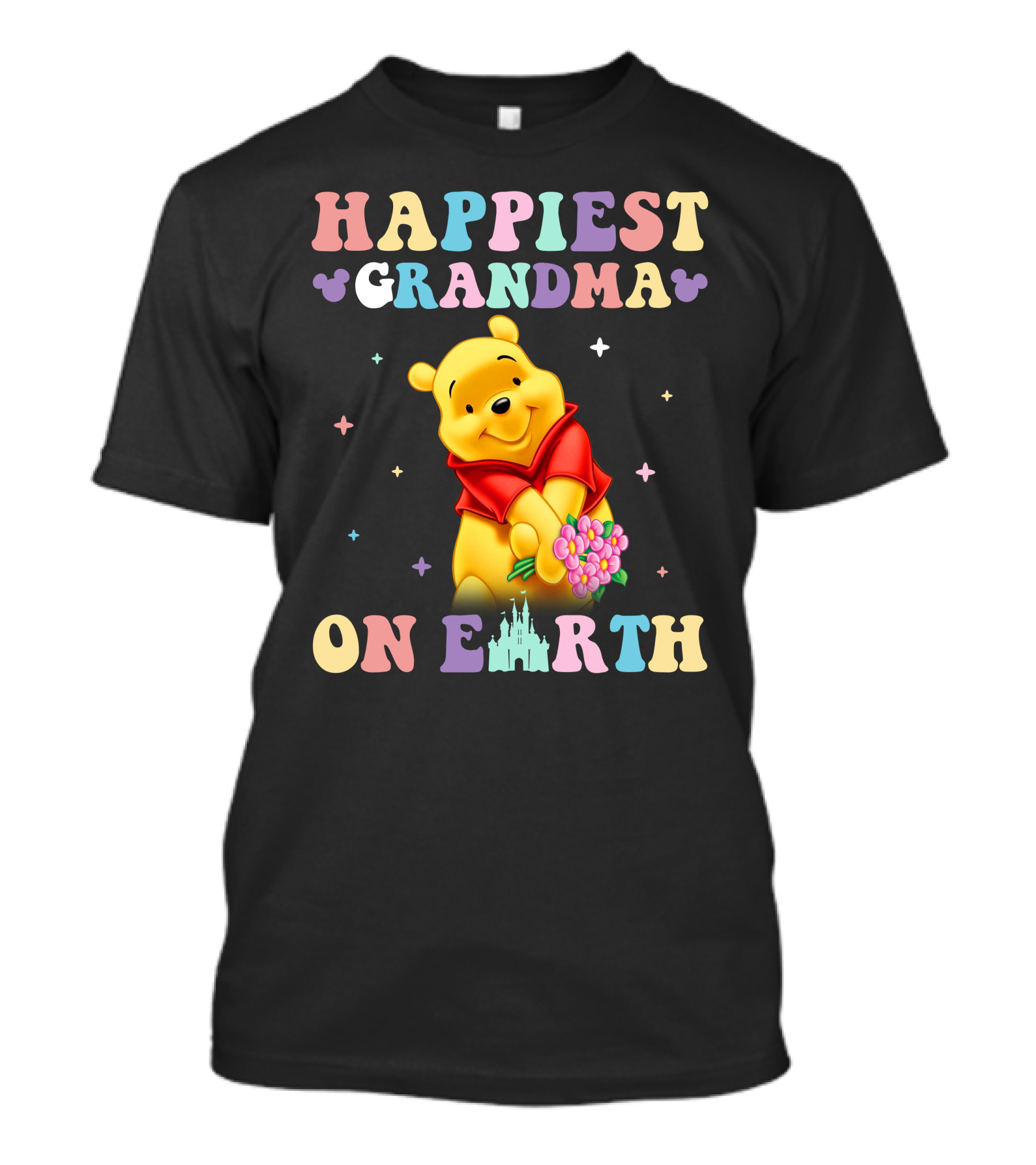 Happiest Grandma On Earth Winnie The Pooh Disney T-Shirt