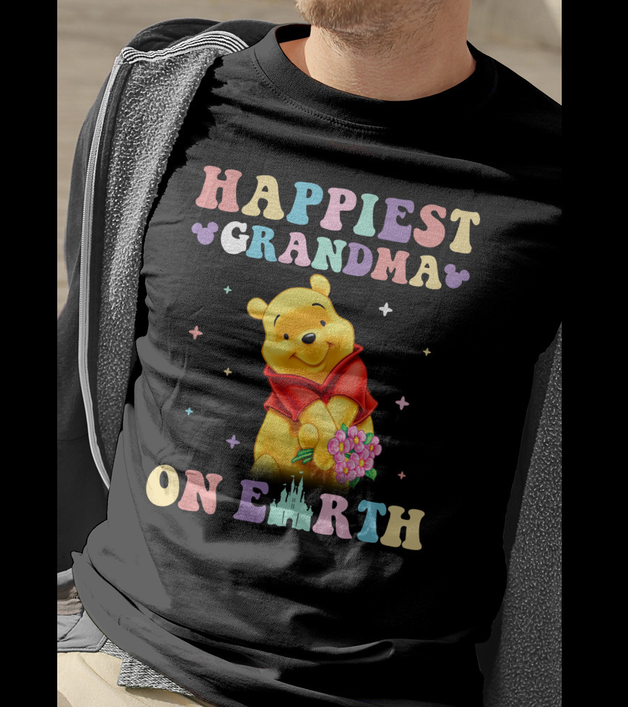 Happiest Grandma On Earth Winnie The Pooh Disney T-Shirt