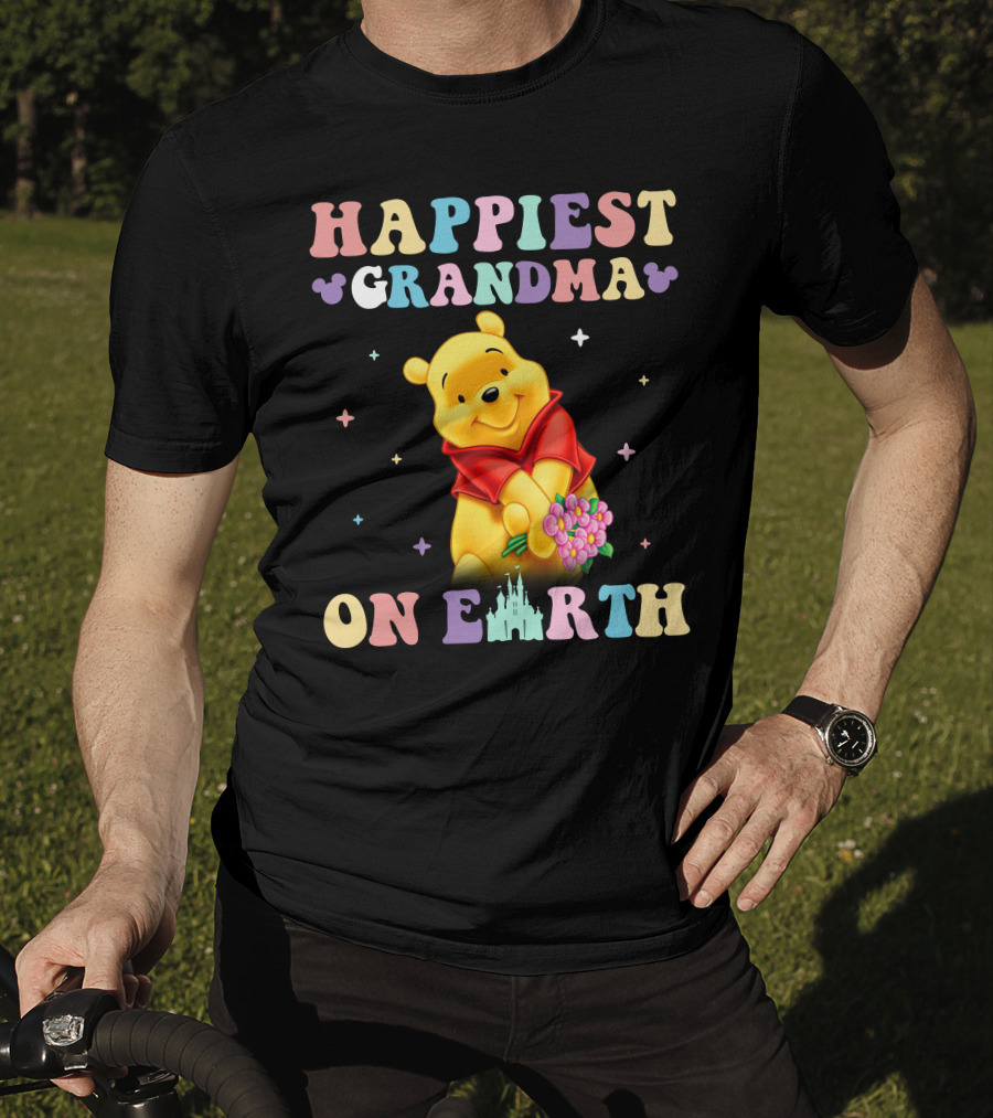 Happiest Grandma On Earth Winnie The Pooh Disney T-Shirt
