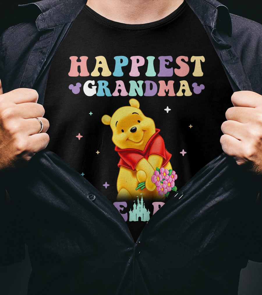 Happiest Grandma On Earth Winnie The Pooh Disney T-Shirt