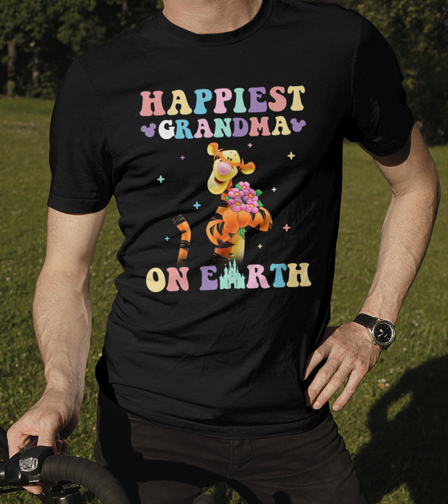 Happiest Grandma On Earth Tigger Disney T-Shirt