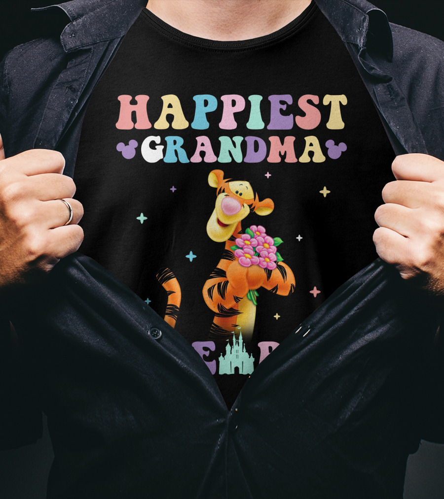 Happiest Grandma On Earth Tigger Disney T-Shirt