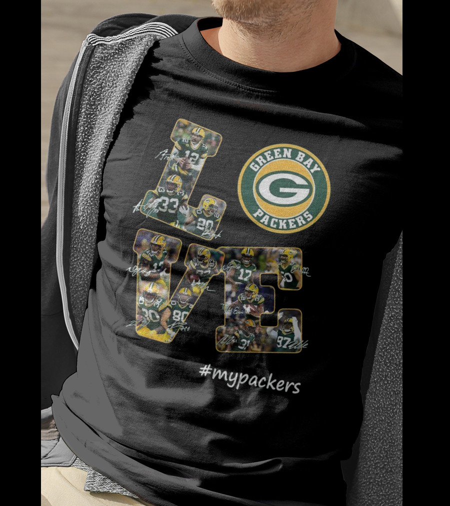 Green Bay Packers Love #Mypackers T-Shirt