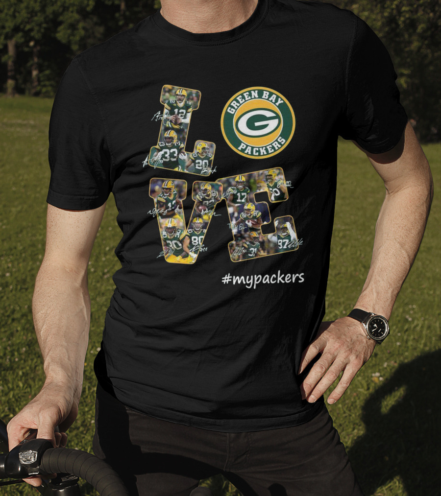 Green Bay Packers Love #Mypackers T-Shirt