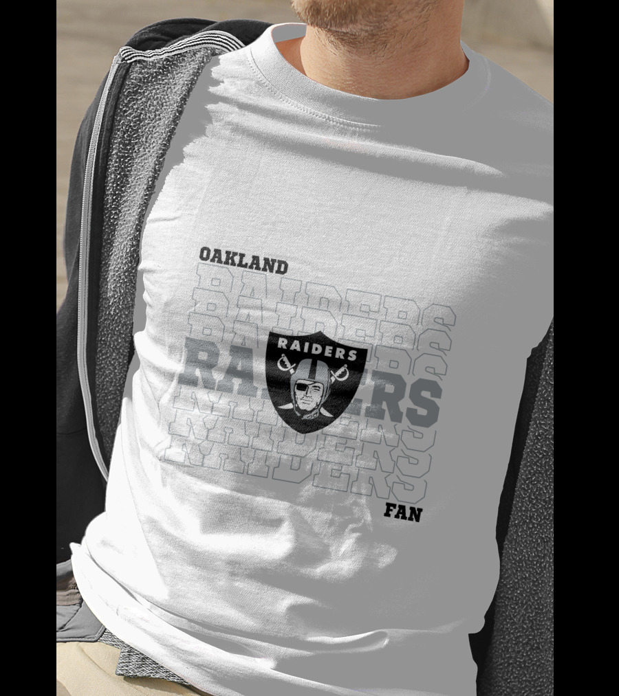 Oakland Raiders Fan RAIDERS RAIDERS RAIDERS T-Shirt